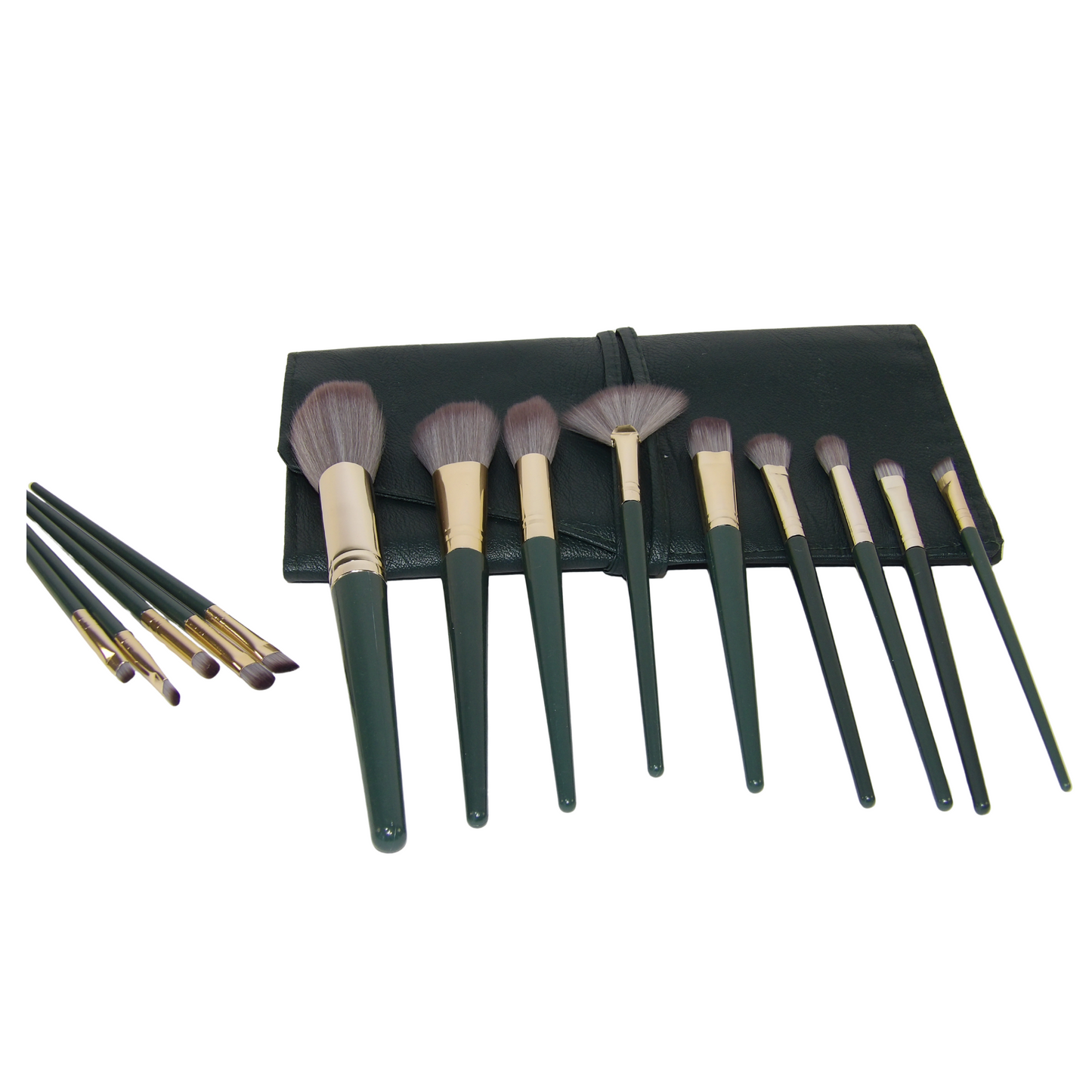 14-Piece Professional Makeup Brush Bag Set