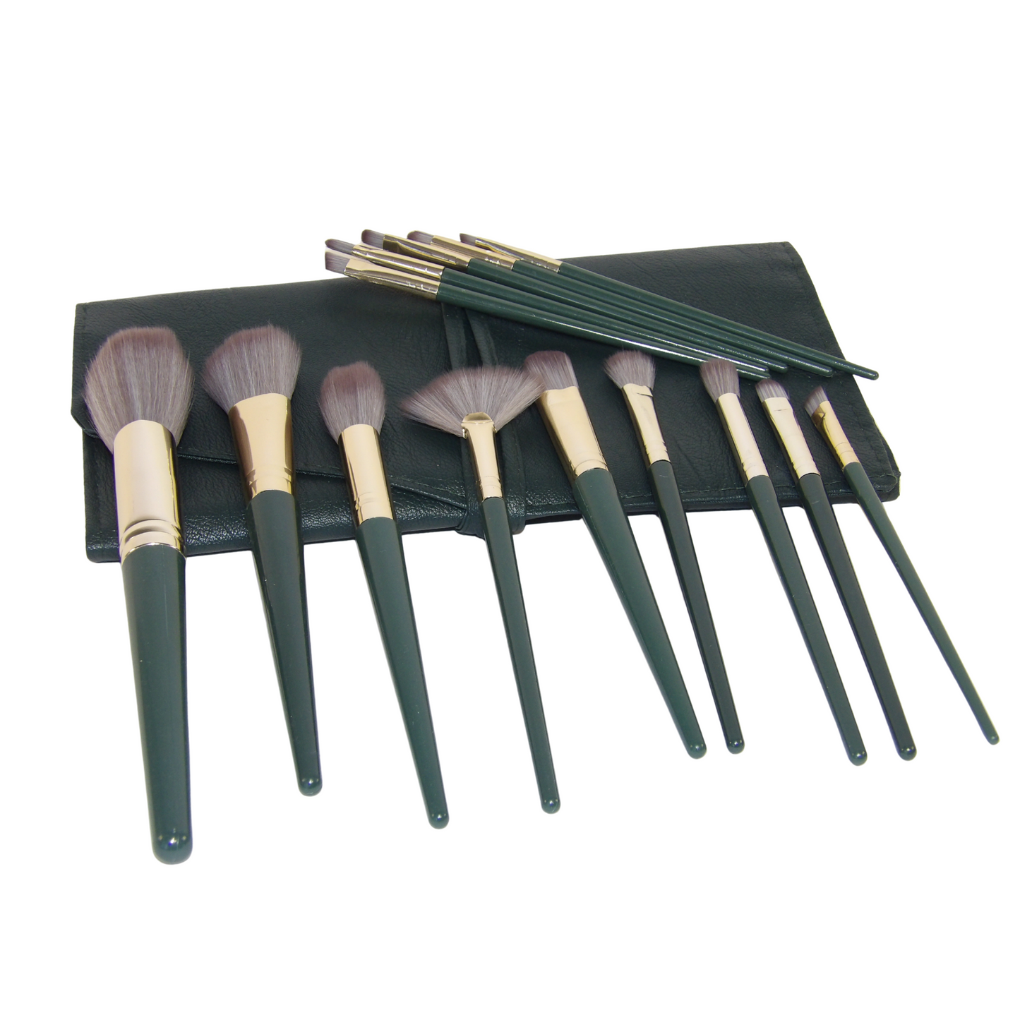 14-Piece Professional Makeup Brush Bag Set