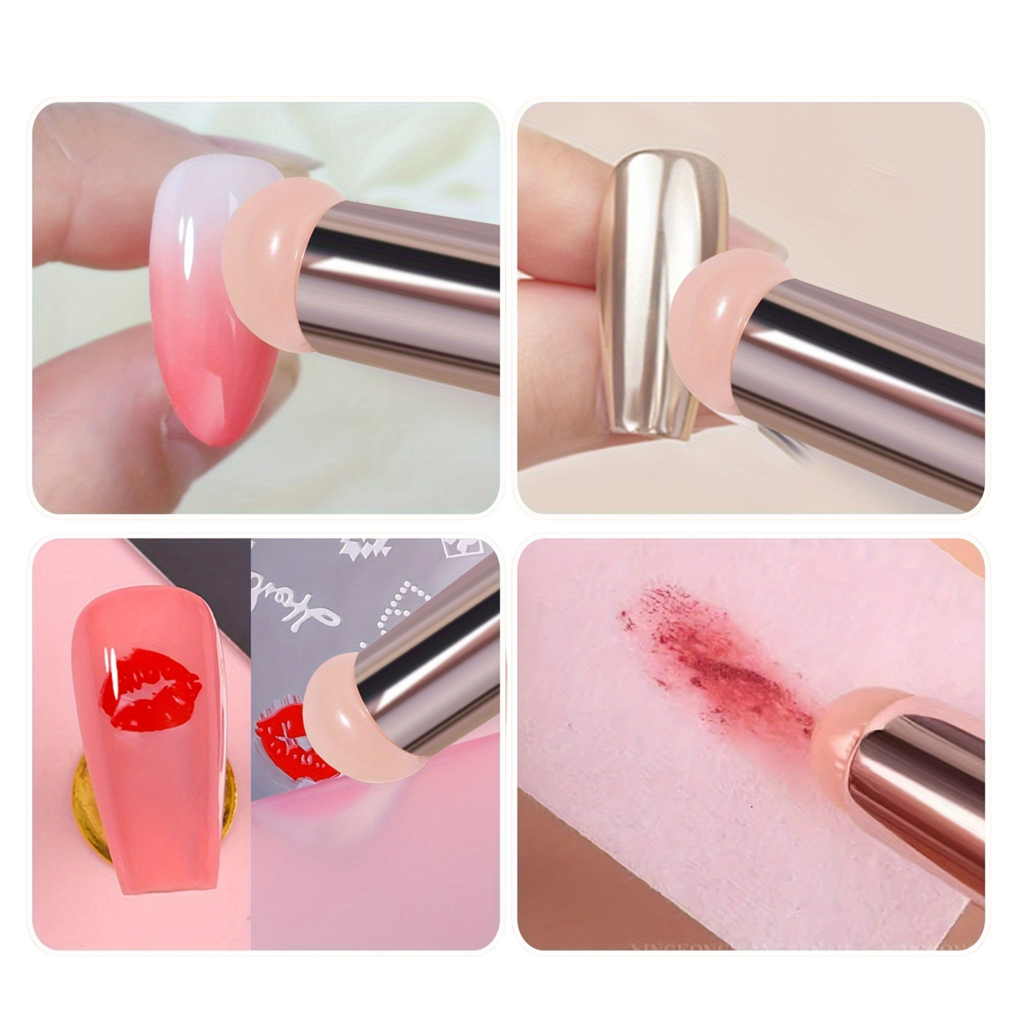 10-Piece Kit Nail File 100/180 and a Cristal Silicone Nail Brush