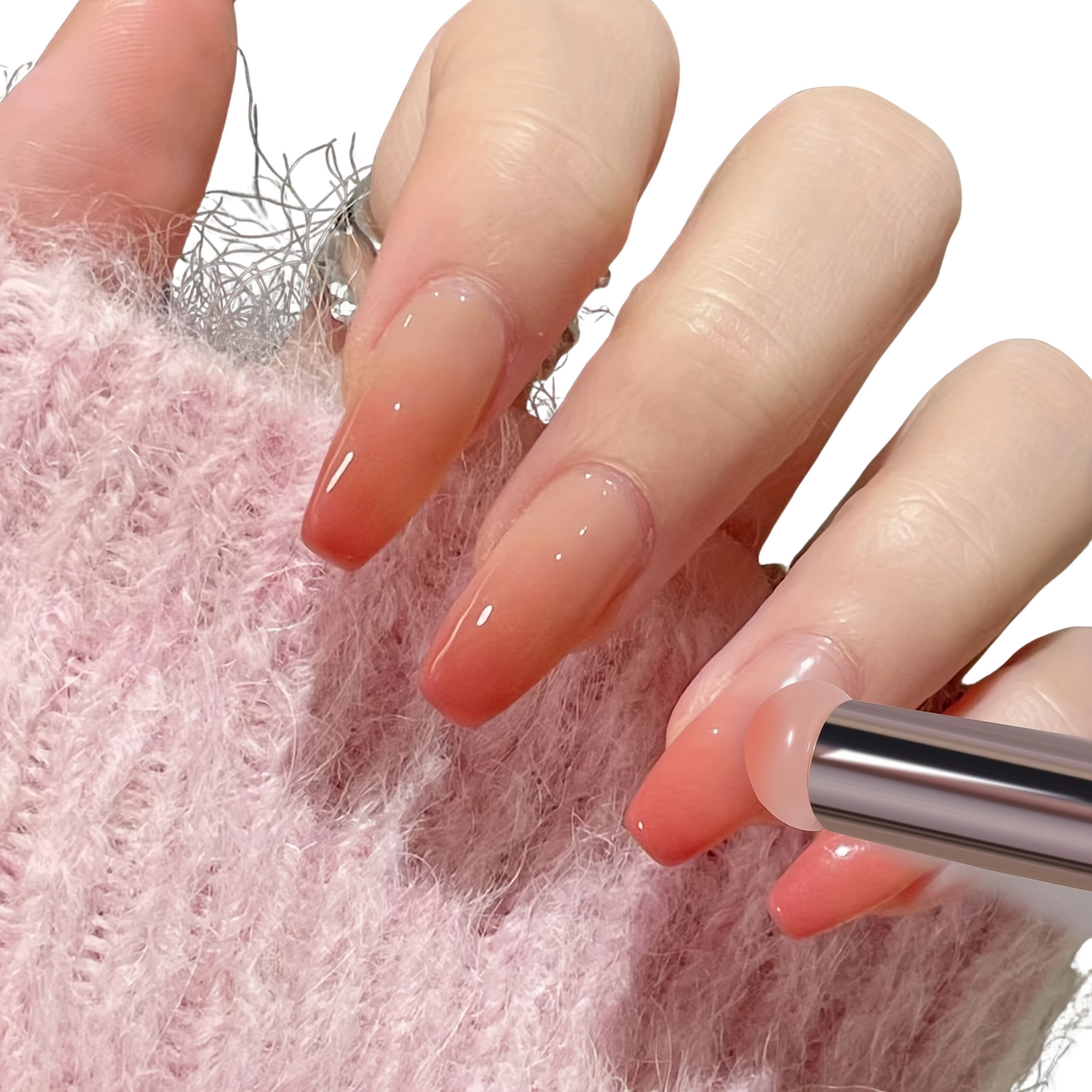 10-Piece Kit Nail File 100/180 and a Cristal Silicone Nail Brush