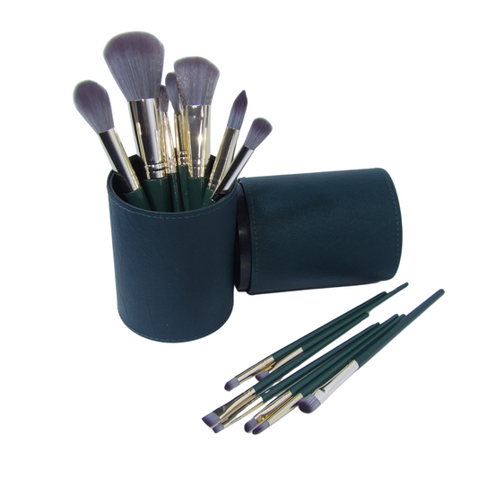 14-Piece Professional Makeup Brush Case Set